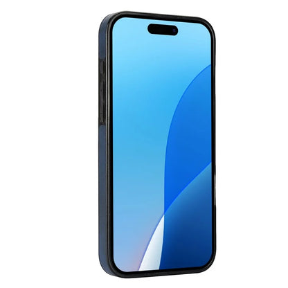 For iPhone 16 Pro Case Card Slot Slim-Fit PU+TPU Mobile Cover