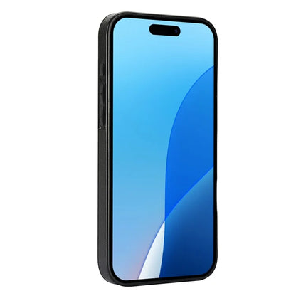 For iPhone 16 Pro Max Case Card Slot Slim-Fit PU+TPU Mobile Cover