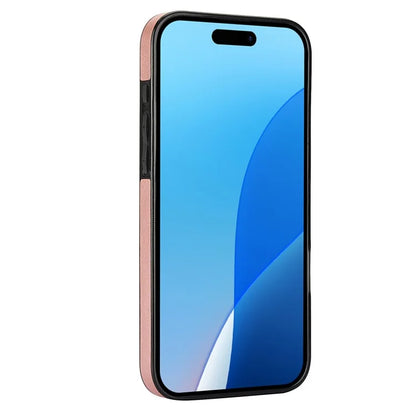 For iPhone 16 Pro Max Case Card Slot Slim-Fit PU+TPU Mobile Cover