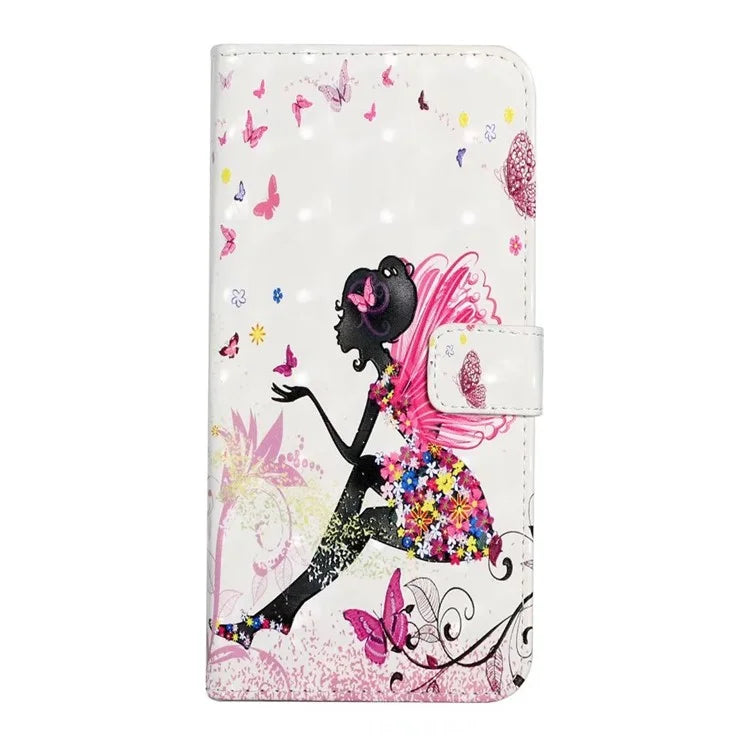 For Google Pixel 9 / Pixel 9 Pro Case 3D Creative Pattern PU Leather Stand Phone Cover
