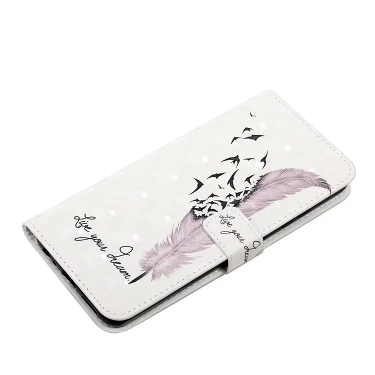 For Google Pixel 9 / Pixel 9 Pro Case 3D Creative Pattern PU Leather Stand Phone Cover