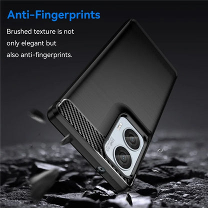 For Motorola Moto G85 5G / S50 Neo 5G Case Carbon Fiber Texture TPU Brushed Phone Cover