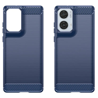 For Motorola Moto G85 5G / S50 Neo 5G Case Carbon Fiber Texture TPU Brushed Phone Cover