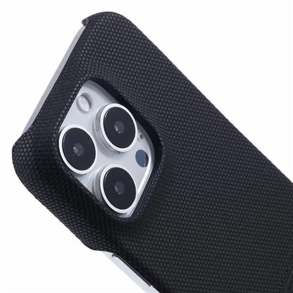 For iPhone 16 Pro Case PU Leather+PC Splicing Anti-Slip Phone Cover