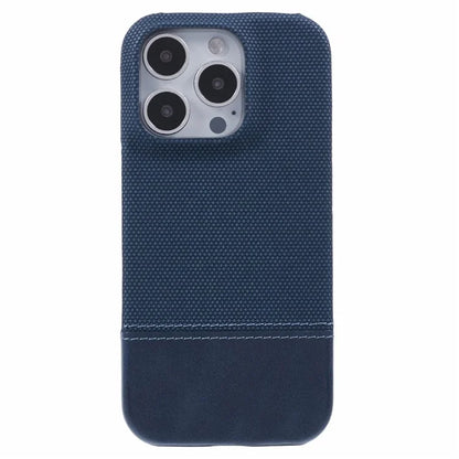 For iPhone 16 Pro Case PU Leather+PC Splicing Anti-Slip Phone Cover