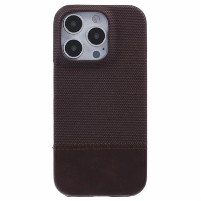 For iPhone 16 Pro Case PU Leather+PC Splicing Anti-Slip Phone Cover