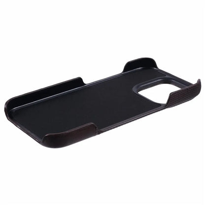 For iPhone 16 Pro Case PU Leather+PC Splicing Anti-Slip Phone Cover