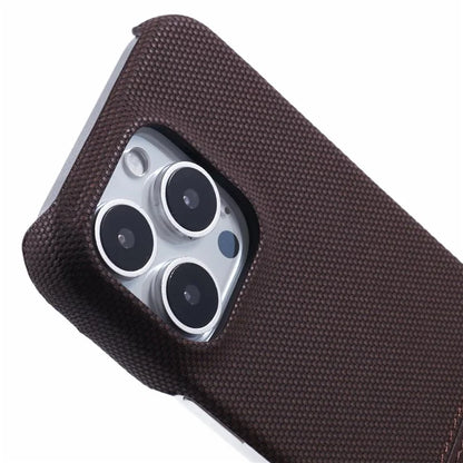 For iPhone 16 Pro Case PU Leather+PC Splicing Anti-Slip Phone Cover