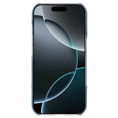 For iPhone 16 Pro Case PU Leather+PC Splicing Anti-Slip Phone Cover