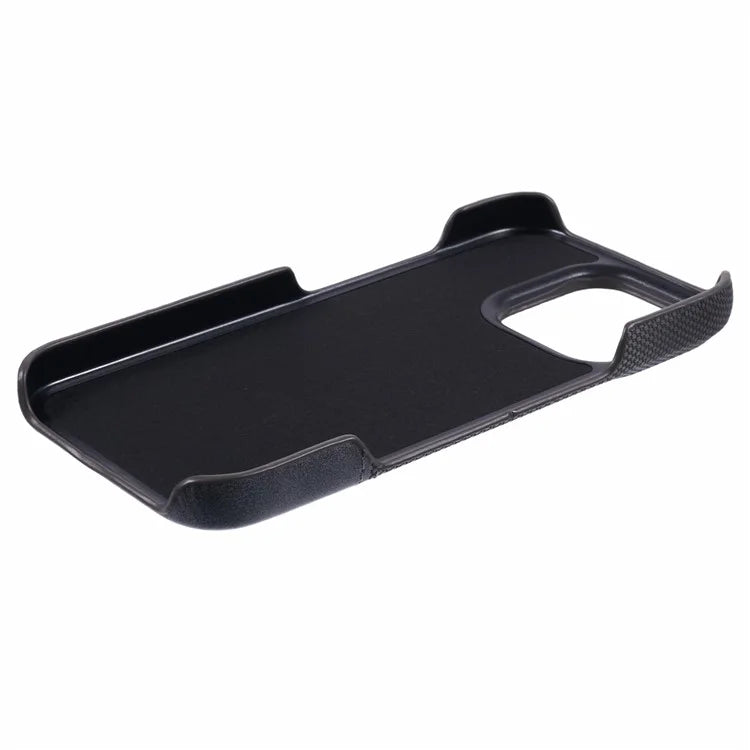 For iPhone 16 Pro Case PU Leather+PC Splicing Anti-Slip Phone Cover