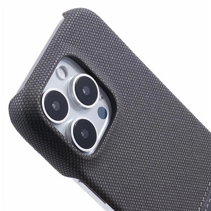 For iPhone 16 Pro Case PU Leather+PC Splicing Anti-Slip Phone Cover