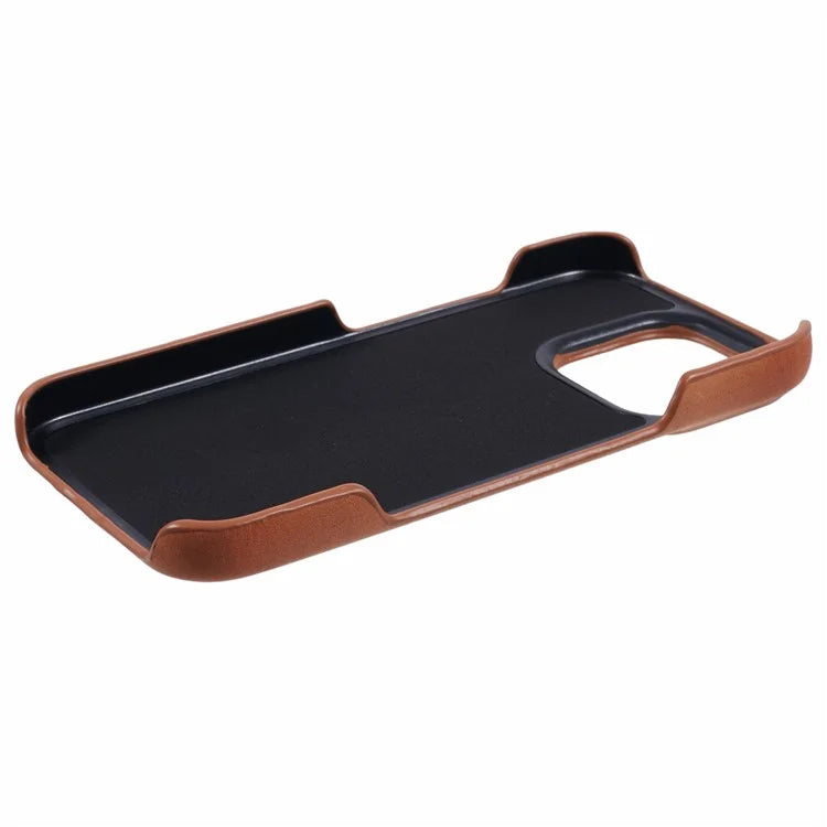 For iPhone 16 Pro Case Compatible with MagSafe Skin-Touch Leather+PC Back Cover