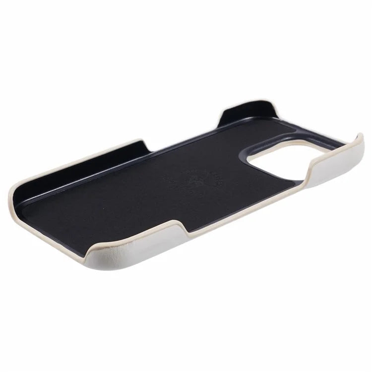 For iPhone 16 Pro Case Compatible with MagSafe Skin-Touch Leather+PC Back Cover