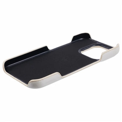 For iPhone 16 Pro Case Compatible with MagSafe Skin-Touch Leather+PC Back Cover