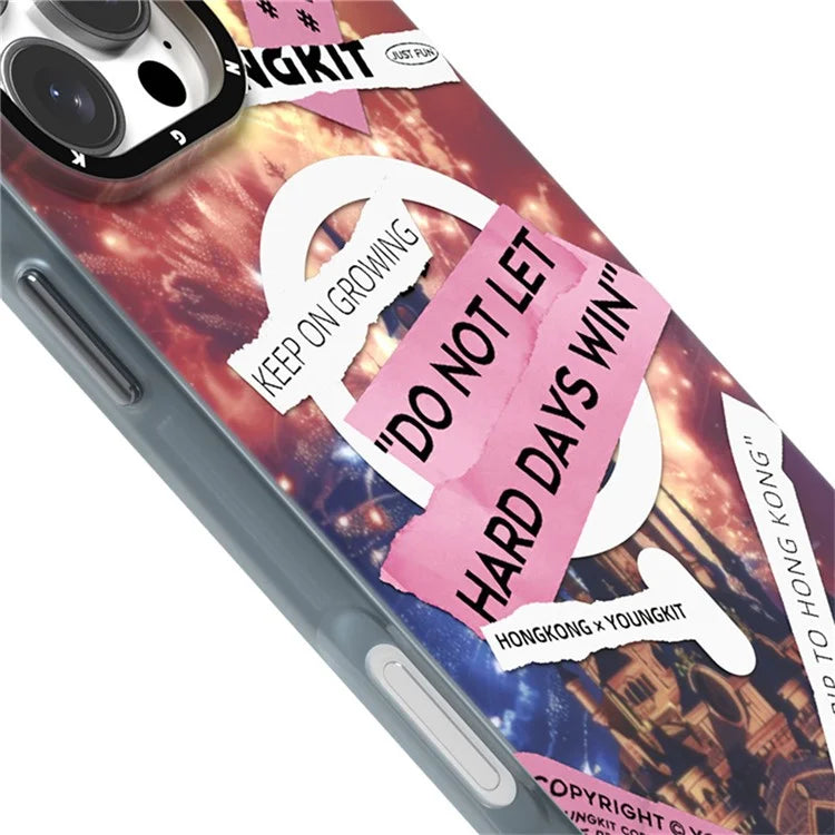 YOUNGKIT City Series for iPhone 16 Pro Max Magnetic Case Shockproof IMD TPU Phone Cover