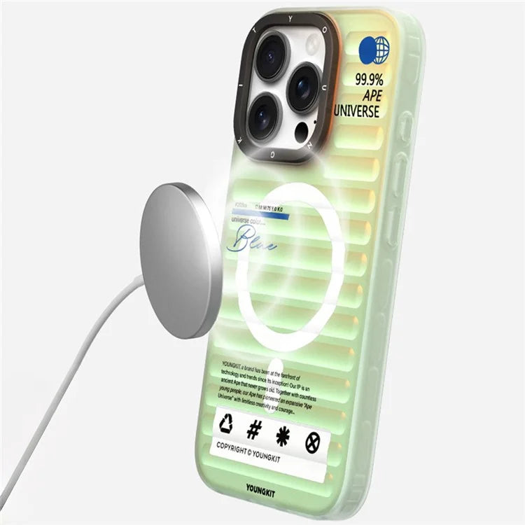 YOUNGKIT Gradient Series for iPhone 16 Pro Case Compatible with MagSafe IMD TPU Back Cover