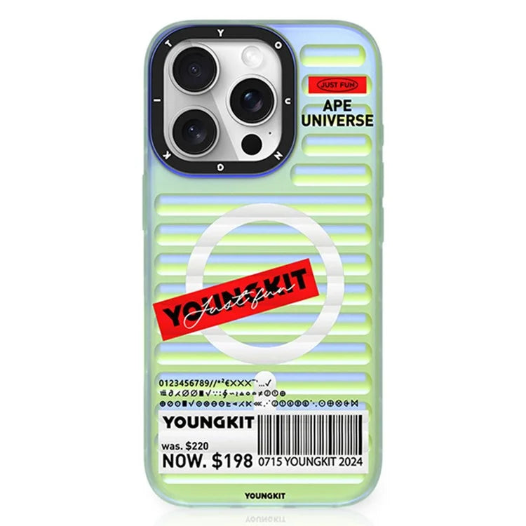 YOUNGKIT Gradient Series for iPhone 16 Pro Case Compatible with MagSafe IMD TPU Back Cover