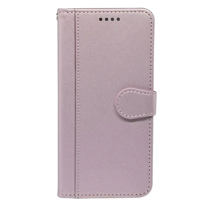 For iPhone 16 Pro Wallet Case Magnetic Snap Leather Phone Cover with Strap