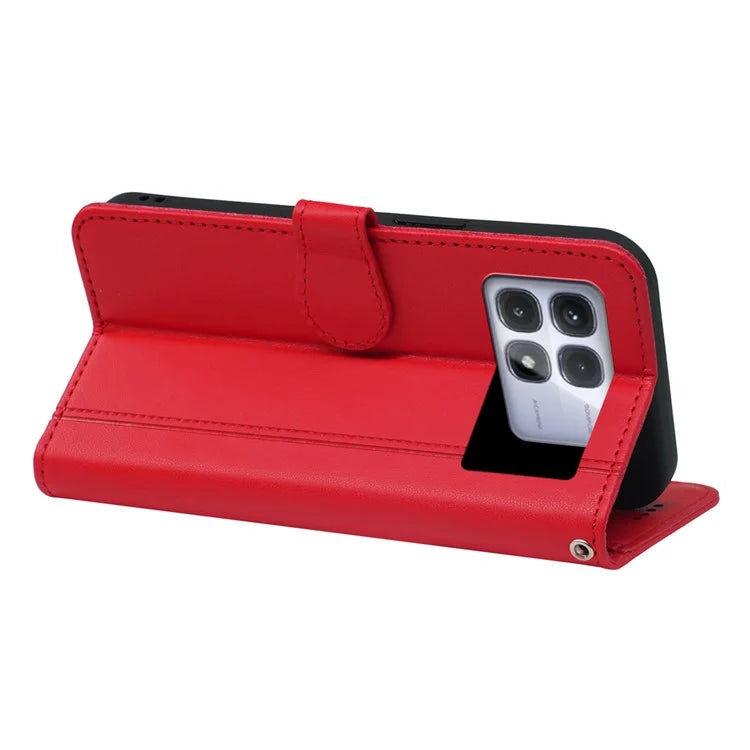 For Xiaomi Redmi K70 Ultra Wallet Case Magnetic Snap Leather Phone Cover with Strap