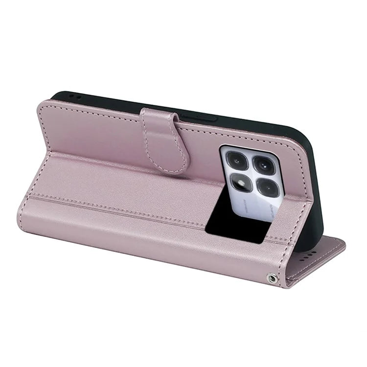 For Xiaomi Redmi K70 Ultra Wallet Case Magnetic Snap Leather Phone Cover with Strap