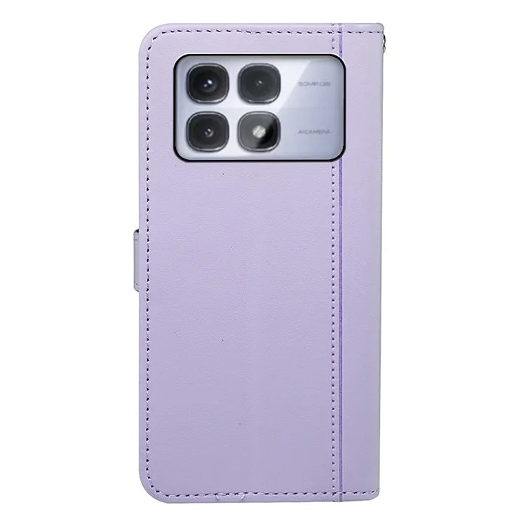 For Xiaomi Redmi K70 Ultra Wallet Case Magnetic Snap Leather Phone Cover with Strap