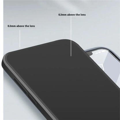 For iPhone 16 Pro TPU Case Straight Edge Protection Phone Cover