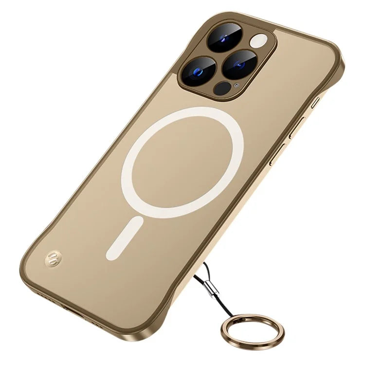 For iPhone 16 Pro Case Compatible with MagSafe Matte PC Frameless Mobile Cover