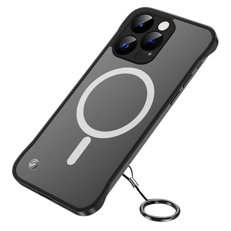For iPhone 16 Pro Case Compatible with MagSafe Matte PC Frameless Mobile Cover