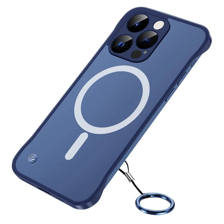For iPhone 16 Pro Case Compatible with MagSafe Matte PC Frameless Mobile Cover