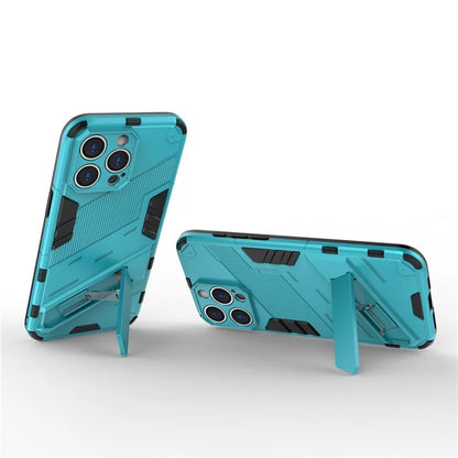 For iPhone 16 Pro Max Case PC+TPU Shockproof Phone Cover with Kickstand