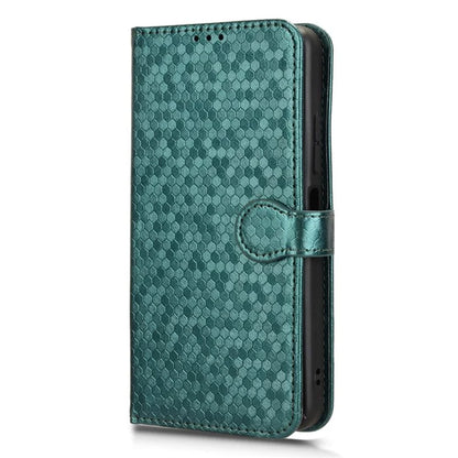 For ZTE Blade A75 4G Wallet Case Dot Pattern Imprint PU Leather Phone Cover