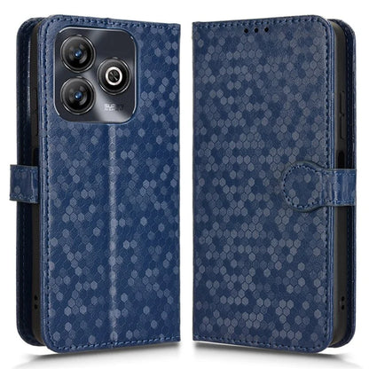 For ZTE Blade A75 4G Wallet Case Dot Pattern Imprint PU Leather Phone Cover