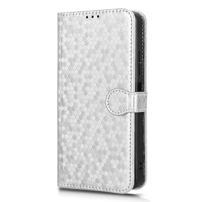 For ZTE Blade A75 4G Wallet Case Dot Pattern Imprint PU Leather Phone Cover