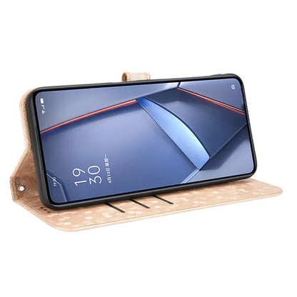 For Google Pixel 9 Pro / Pixel 9 Wallet Case Dot Pattern Imprint PU Leather Phone Cover