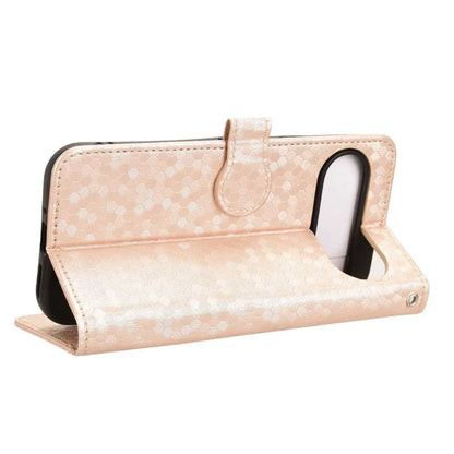 For Google Pixel 9 Pro / Pixel 9 Wallet Case Dot Pattern Imprint PU Leather Phone Cover