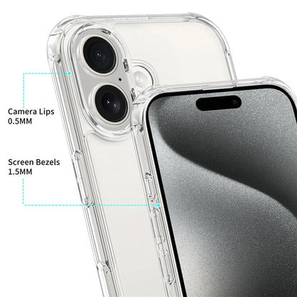 LEEU DESIGN For iPhone 16 Case 6D Stereo Sound Holes Matte Tempered Glass+TPU Back Cover