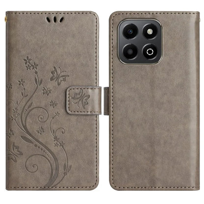 For Honor X6b 4G Case PU Leather Phone Wallet Cover with Strap