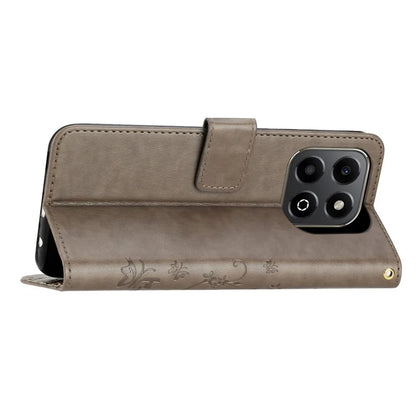 For Honor X6b 4G Case PU Leather Phone Wallet Cover with Strap
