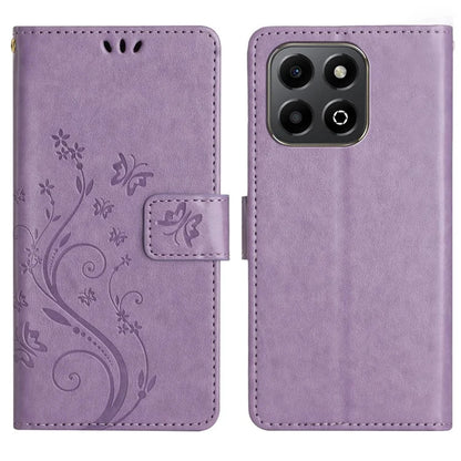 For Honor X6b 4G Case PU Leather Phone Wallet Cover with Strap