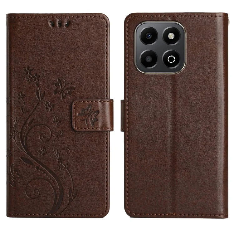For Honor X6b 4G Case PU Leather Phone Wallet Cover with Strap