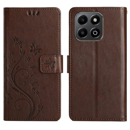 For Honor X6b 4G Case PU Leather Phone Wallet Cover with Strap