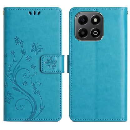 For Honor X6b 4G Case PU Leather Phone Wallet Cover with Strap
