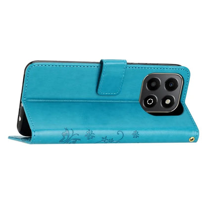 For Honor X6b 4G Case PU Leather Phone Wallet Cover with Strap