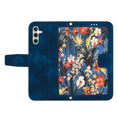 For Samsung Galaxy A16 5G Case PU Leather Floral Phone Cover with Card Slots