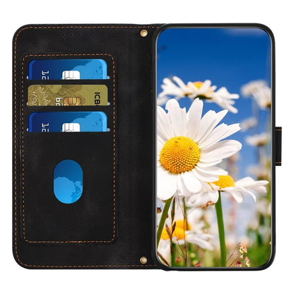 For Samsung Galaxy S24 FE Case PU Leather Floral Phone Cover with Card Slots