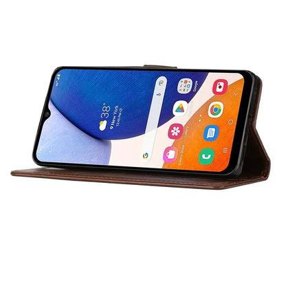 For Samsung Galaxy S24 FE Case PU Leather Phone Wallet Cover with Strap