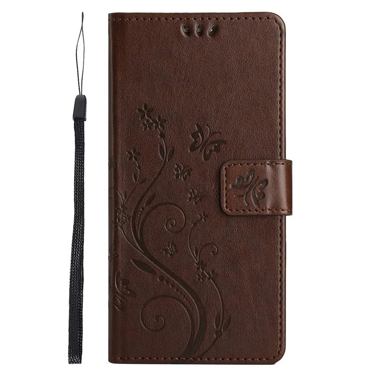 For Samsung Galaxy S24 FE Case PU Leather Phone Wallet Cover with Strap