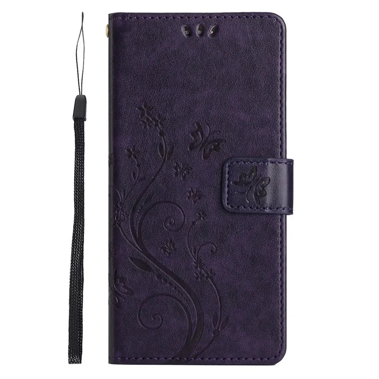 For Samsung Galaxy S24 FE Case PU Leather Phone Wallet Cover with Strap