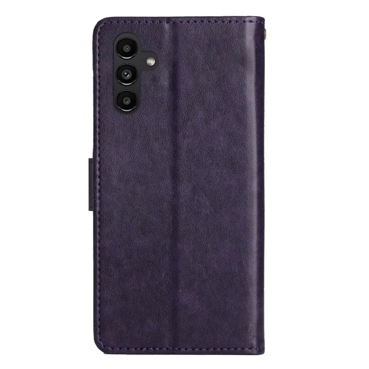 For Samsung Galaxy S24 FE Case PU Leather Phone Wallet Cover with Strap