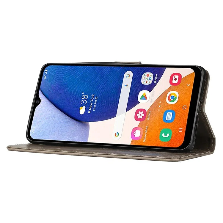 For Samsung Galaxy S24 FE Case PU Leather Phone Wallet Cover with Strap